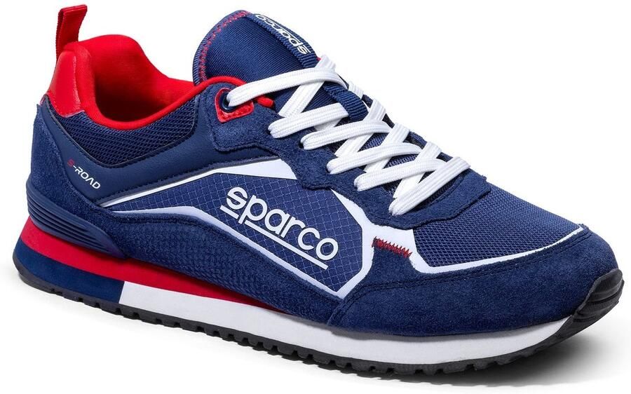 SPARCO S-ROAD Marineblauw Sportieve Sneakers met Lichtgewicht EVA + Rubber Zool Marineblauw - Foto 2