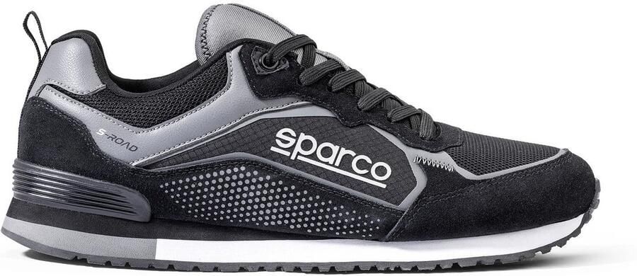 SPARCO S-ROAD Zwart Sportieve Sneakers met Lichtgewicht EVA + Rubber Zool Zwart - Foto 2