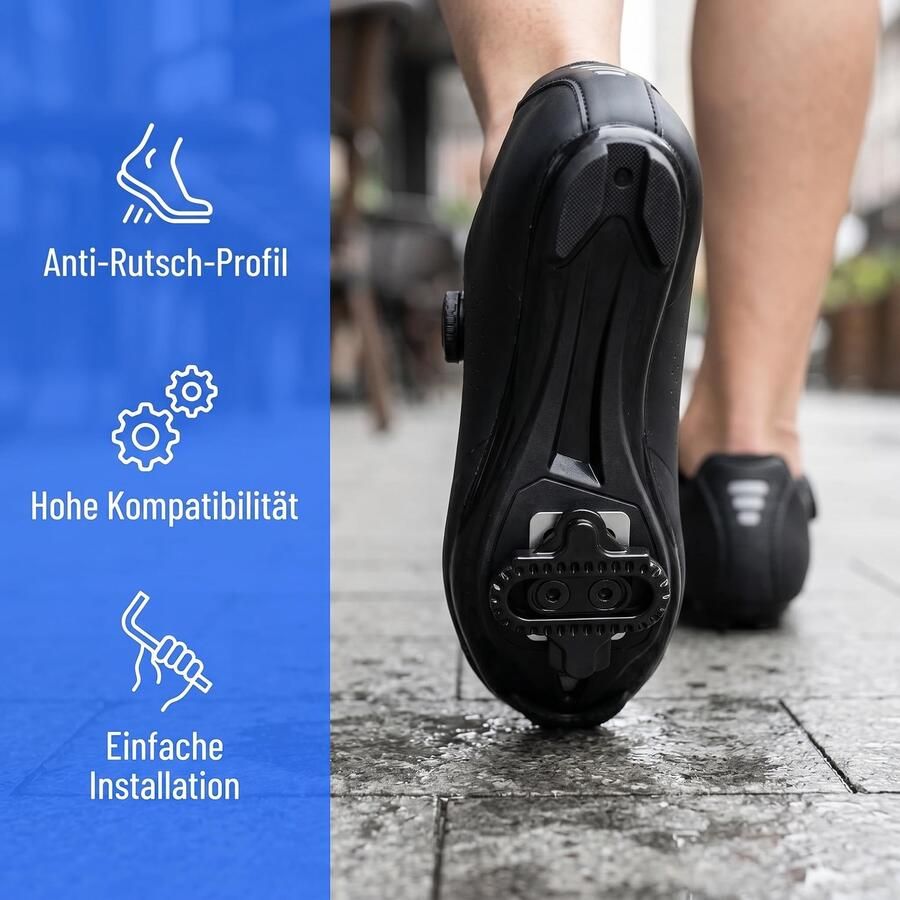 SPD Cleats voor Fietsschoenen met Montagekit en Antislip Platen