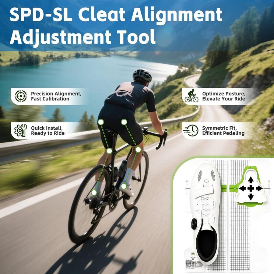 SPD-SL Cleats Verstelset en Cleats Set voor Fietsen