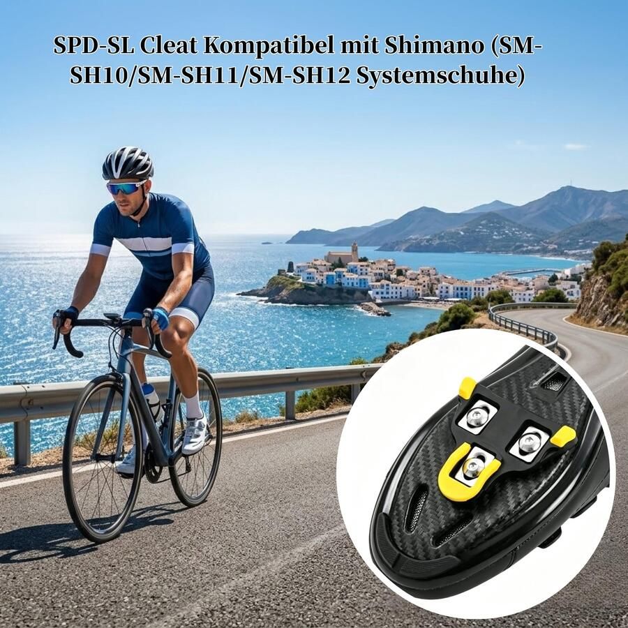 SPD-SL Compatibele Fietsschoenen Cleats voor Fietsers
