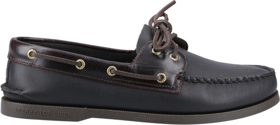 Sperry Authenti Eye Amaretto Black FW Boat Shoes