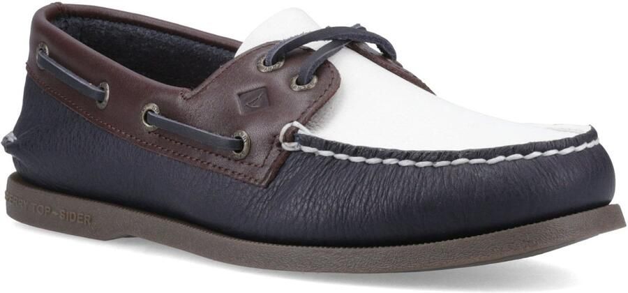 Sperry Authentic Original 2 OOG MARINEBLAUW WIT BRUIN COMBI FW Boat Shoes FW Boat Shoes Volwassenen