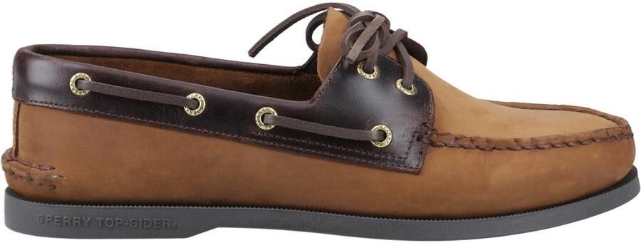 Sperry Authentiek Origineel 2 VET Breed Bruin Buc Bruin FW Boat Shoes FW Boat Shoes Volwassenen