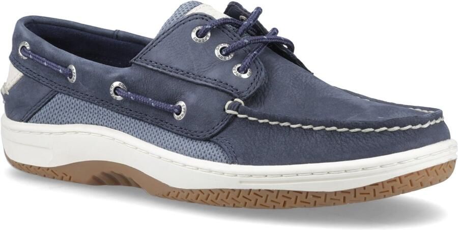 Sperry Billfish 3 Eye Navy White FW Boat Shoes