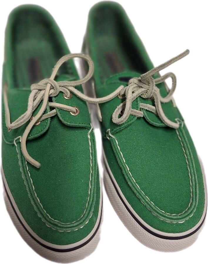 Sperry BOOTSHOE-CANVAS-GREEN
