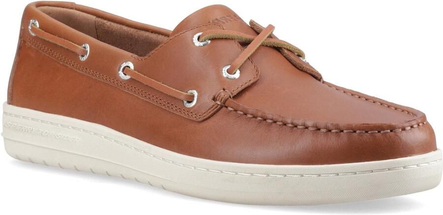Sperry Strake 2 eye cup sole Legacy Tan FW Boat Shoes