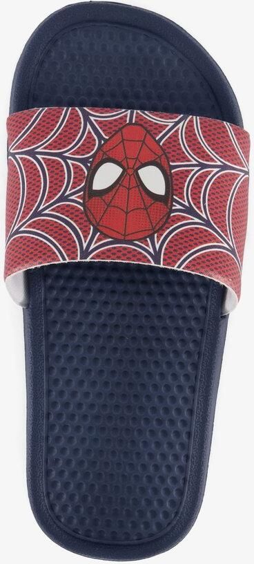 Spider-Man kinder badslippers blauw rood