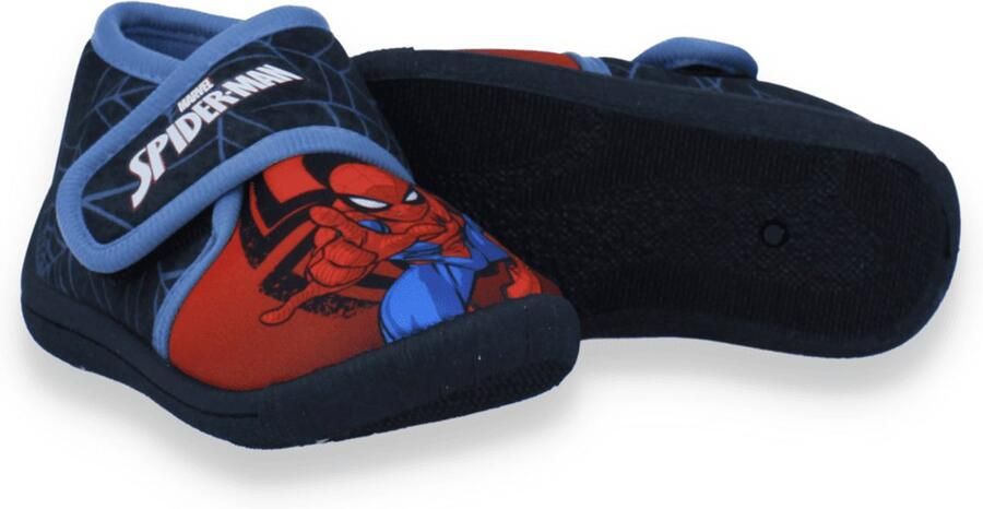 Spider-Man Spiderman Jongens Pantoffel Zwart grijs