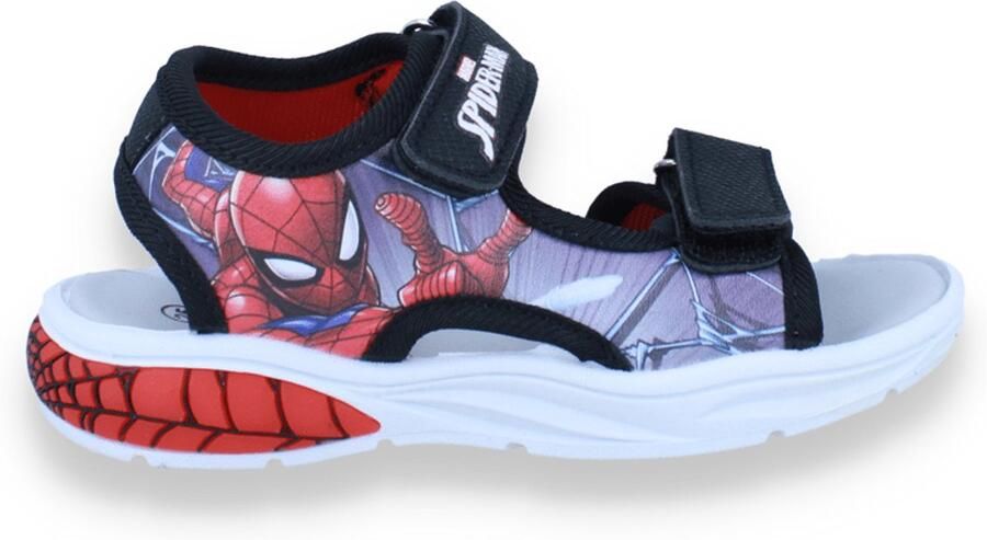 Spider-Man Spiderman Jongens Sandaal Met Lichtjes Zwart - Foto 1