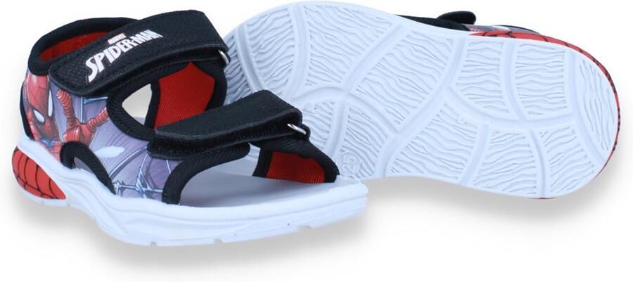 Spider-Man Spiderman Jongens Sandaal Met Lichtjes Zwart