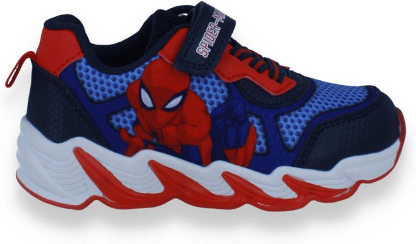 Spider-Man Spiderman Jongens Sneaker Met Lichtjes Blauw