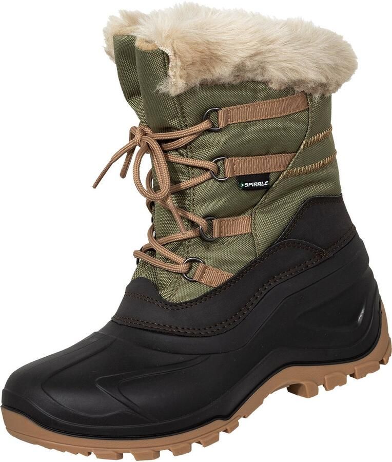 Spirale winterlaarzen Evelin dameslaarzen gevoerd