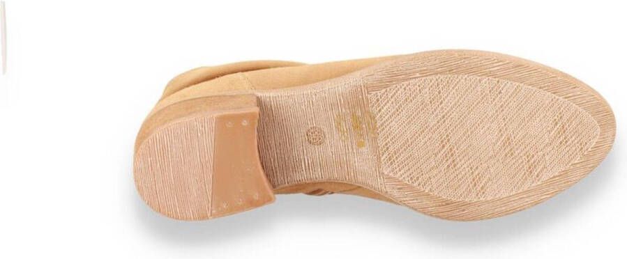 Spm Shoes & Boots SPM dames enkellaarsje Miriam BEIGE