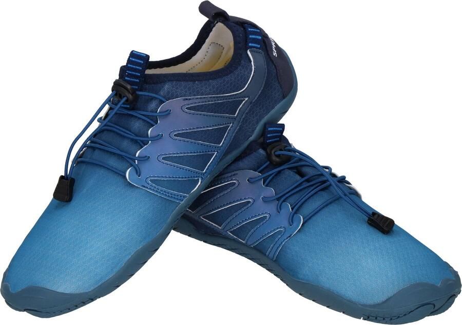 Springos Waterschoenen AQUA Shoes Sneldrogend Rubber Unisex Blauw Zwart