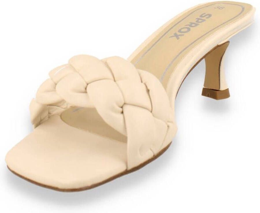 Sprox dames muiltje beige