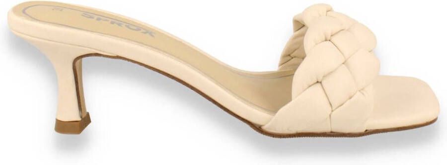 Sprox dames muiltje beige