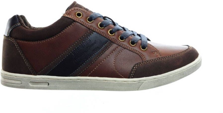 Sprox Donkerbruine Veterschoenen Casual