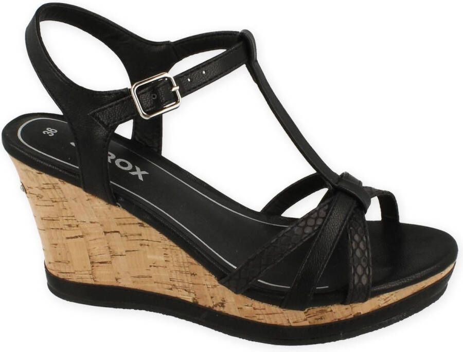 Platte sandalen Dames Schoenen voor voor Platte schoenen voor Platte sandalen  Sprox Sandalen 282289 in het Zwart allware.com.br