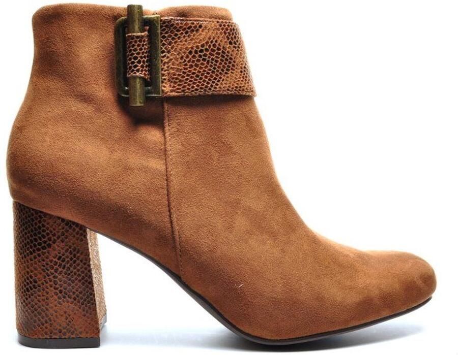 Sprox Enkellaarzen Cognac Blokhak