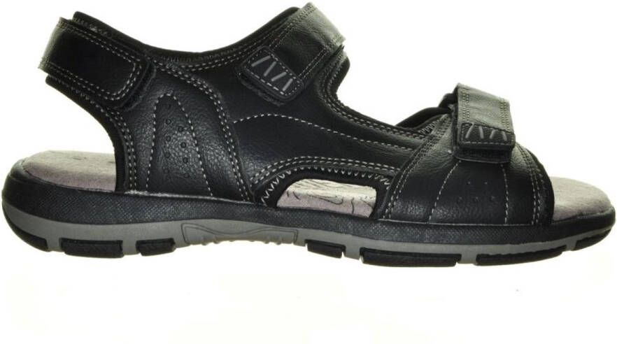 Sprox Zwarte Sportieve Herensandaal