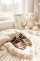 Stabifoot Babyslofjes Zacht Leer Cadeaudoos Linnen zakje Barefoot BROWN - Bruin