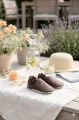 Stabifoot Babyslofjes Zacht Leer Cadeaudoos Linnen zakje Barefoot BROWN - Bruin