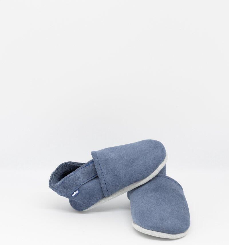 Stabifoot Babyslofjes Zacht Leer Cadeaudoos Linnen zakje Barefoot IRIS