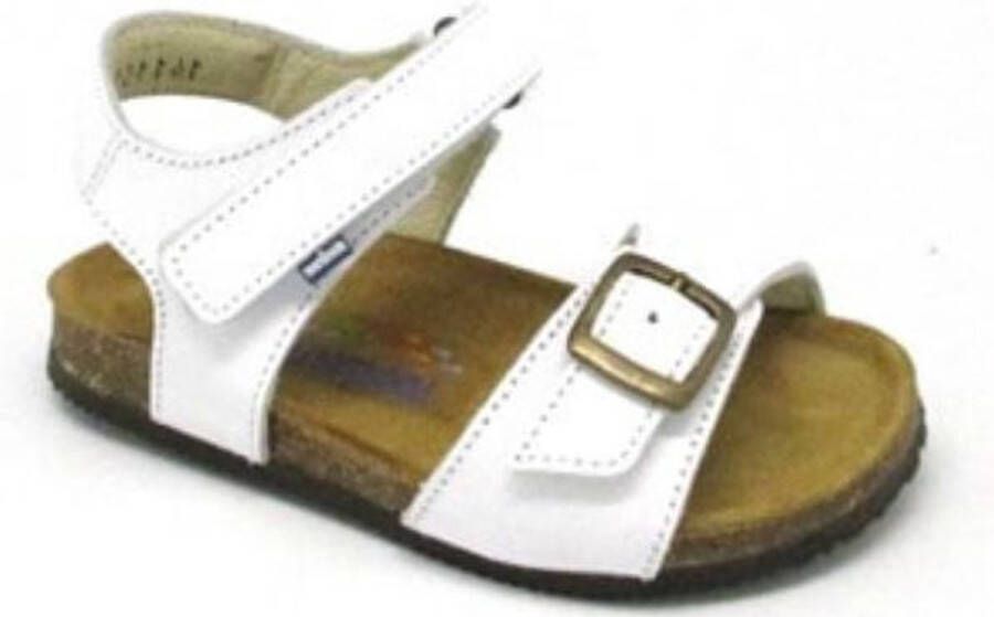 Stabifoot Happy White leren sandalen wit