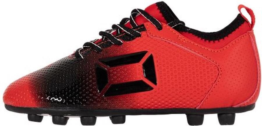 Stanno Vulture JR voetbalschoenen rood zwart Imitatieleer 34