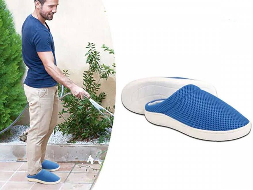Starlyf Stepluxe Slippers Orthopedische Gel slippers ademend – Blauw