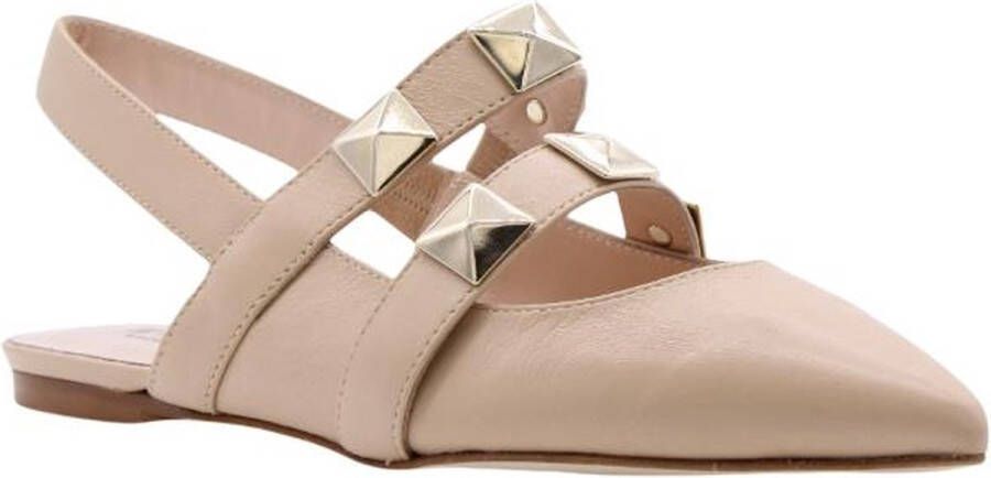 Status Peep Toe Ballerinas Beige Dames