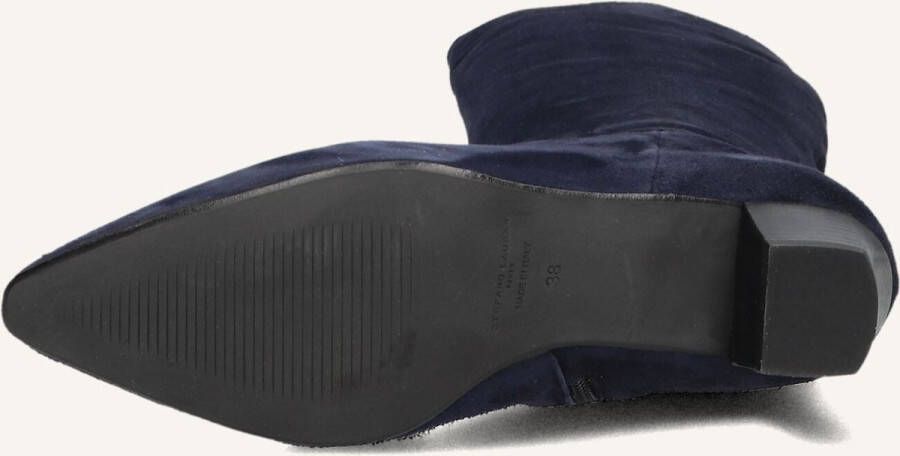 STEFANO LAURAN Hoge Laarzen Dames 010-290 Maat: 41 Materiaal: Suède Kleur: Blauw - Foto 3