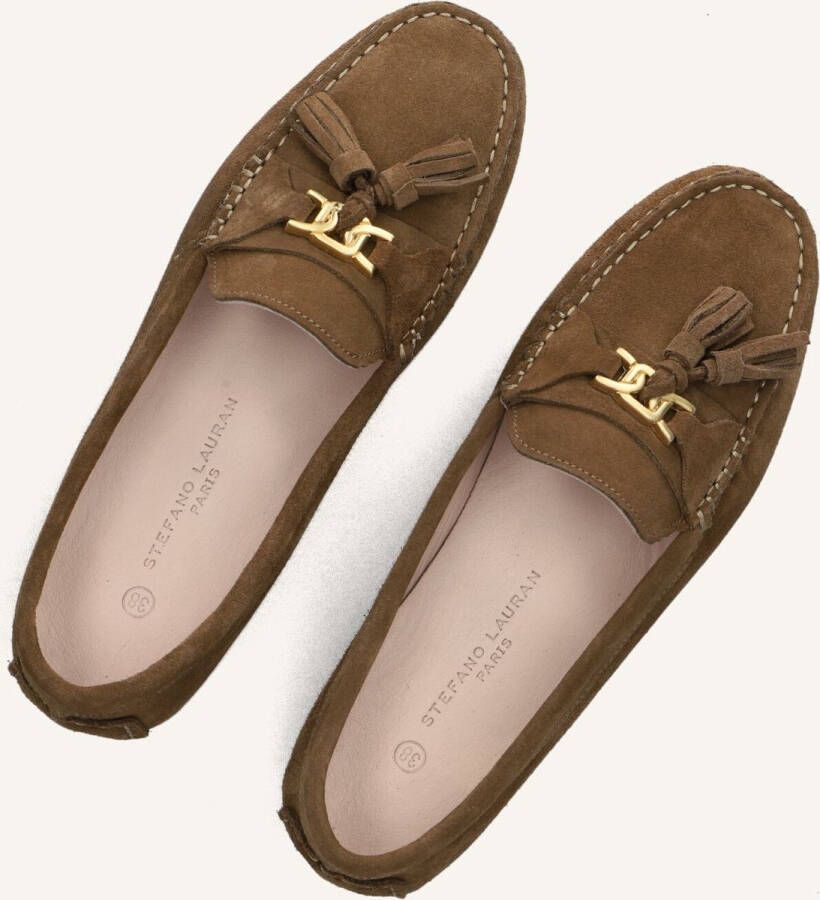 STEFANO LAURAN Mocassins Dames 11632 Maat: 34 Materiaal: Suède Kleur: Bruin - Foto 2