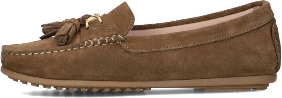 Stefano Lauran 11632 Mocassins Instappers Dames Bruin