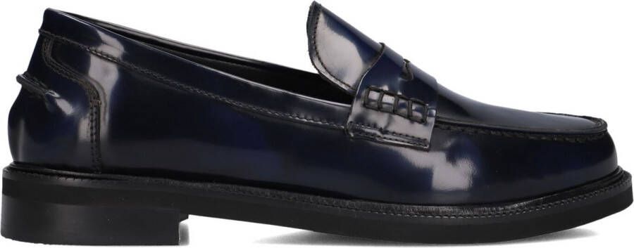 Stefano Lauran 12043-1 Loafers Dames Instappers Blauw