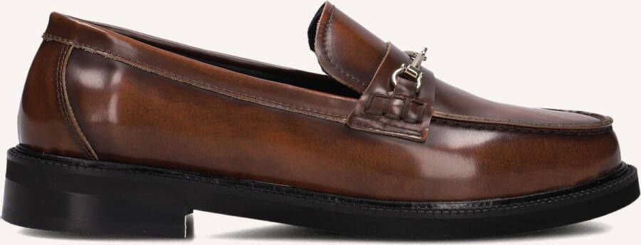 Stefano Lauran 12081 Loafers Dames Instappers Cognac