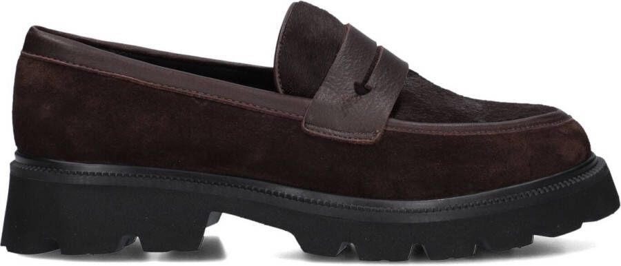 Stefano Lauran 12087 Loafers Dames Instappers Bruin