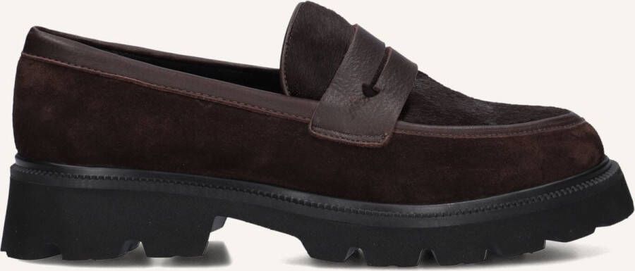 Stefano Lauran 12087 Loafers Dames Instappers Bruin
