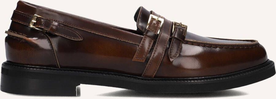 Stefano Lauran 12091 Loafers Dames Instappers Bruin