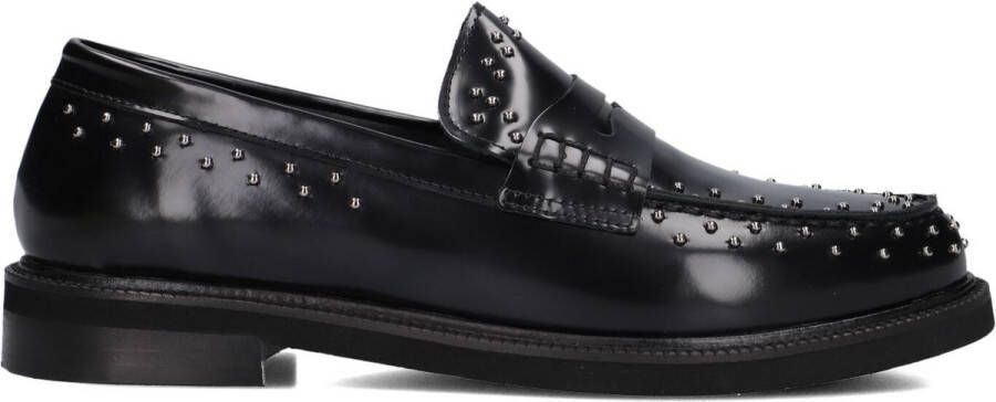 Stefano Lauran 12095 Loafers Dames Instappers Zwart