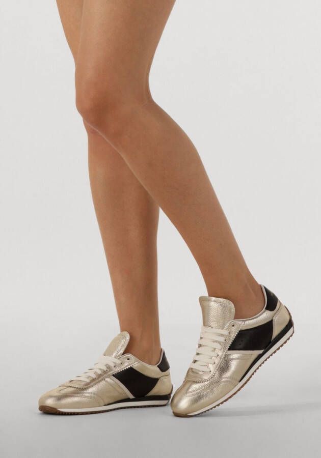 STEFANO LAURAN Lage Sneakers Dames 1tage1031 Maat: 41 Materiaal: Leer Kleur: Goud