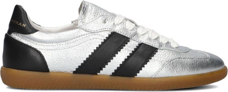 STEFANO LAURAN Lage Sneakers Dames 1white101 Maat: 38 Materiaal: Leer Kleur: Zilver