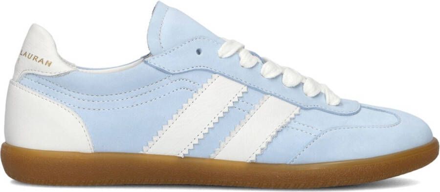 STEFANO LAURAN Lage Sneakers Dames 1white101 Maat: 37 Materiaal: Nubuck Kleur: Blauw