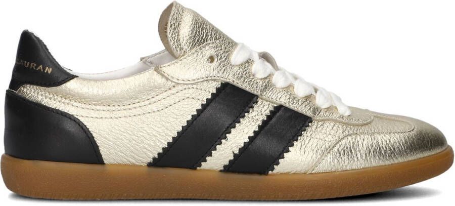 STEFANO LAURAN Lage Sneakers Dames 1white101 Maat: 39 Materiaal: Leer Kleur: Goud
