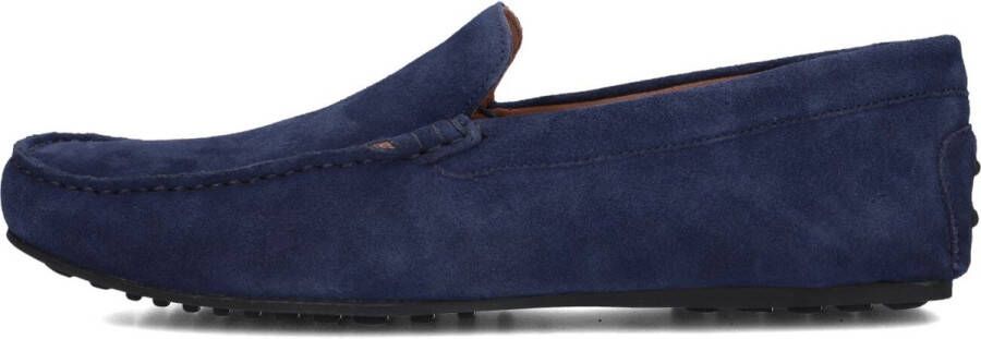 Stefano Lauran 2 Gesp Bio Slipper Mocassins Heren Instappers Blauw