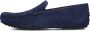 STEFANO LAURAN Mocassins Heren 2 Gesp Bio Slipper Maat: 46 Materiaal: Suède Kleur: Blauw - Thumbnail 2