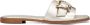 STEFANO LAURAN Slippers Dames 23100 Maat: 38 Materiaal: Leer Kleur: Goud - Thumbnail 2