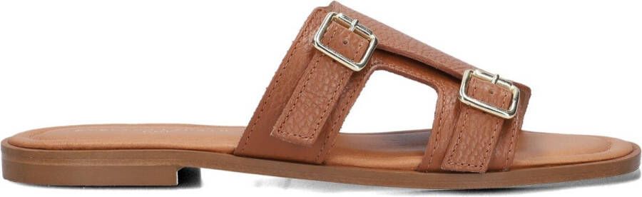 Stefano Lauran 24004 Slippers Dames Cognac