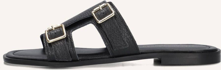 STEFANO LAURAN Slippers Dames 24004 Maat: 43 Materiaal: Leer Kleur: Zwart - Foto 2